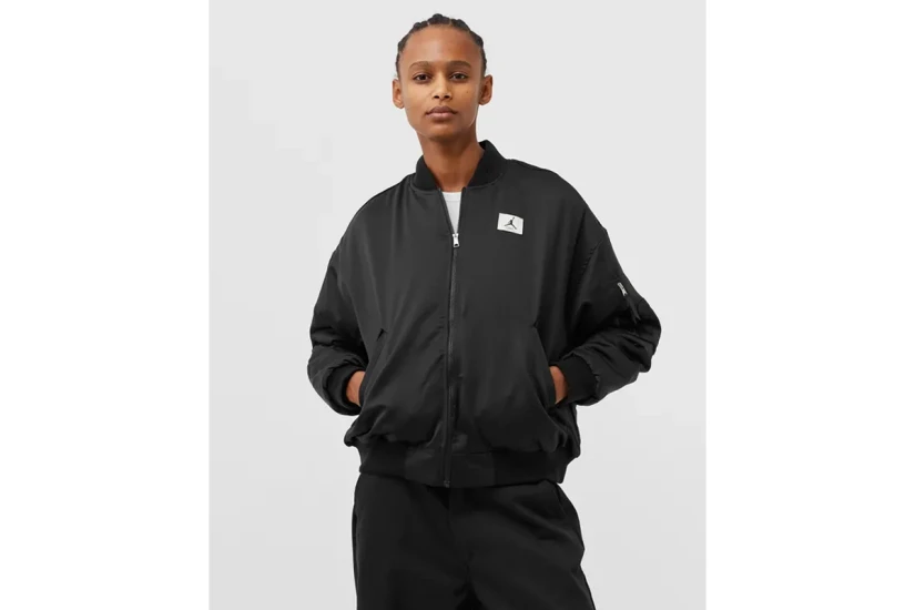 Jordan Flight Renegade Γυναικείο Bomber Μπουφάν Μαύρο