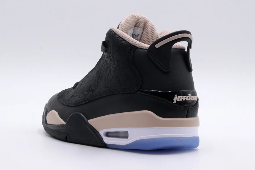 Jordan Air Dub Zero Sneakers Μαύρα, Μπεζ, Λευκά, Μωβ