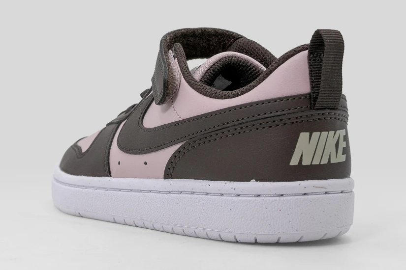 Nike Court Borough Low Recraft Παιδικά Sneakers Καφέ, Ροζ, Λευκά