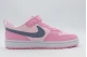 Nike Court Borough Low Recraft Παιδικά Sneakers Ροζ, Μπλε Σκούρο