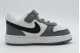 Nike Court Borough Low Recraft Βρεφικά Sneakers Γκρι, Λευκά