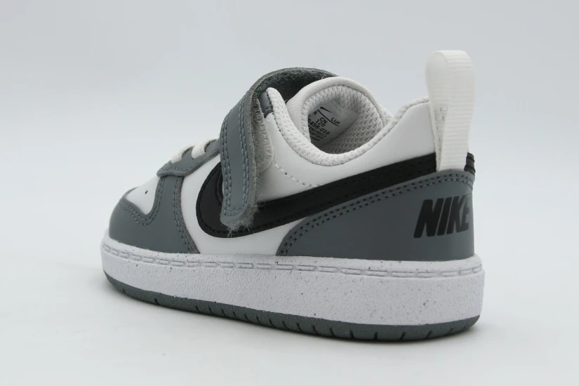 Nike Court Borough Low Recraft Βρεφικά Sneakers Γκρι, Λευκά