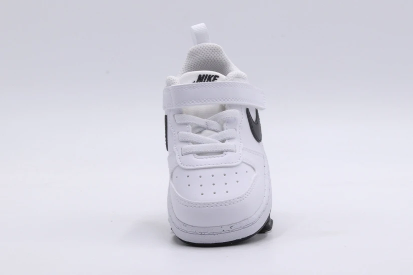 Nike Court Borough Low Recraft Βρεφικά Sneakers Λευκά, Μαύρα