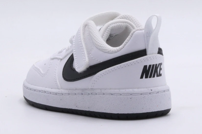 Nike Court Borough Low Recraft Βρεφικά Sneakers Λευκά, Μαύρα