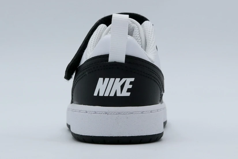Nike Court Borough Low Recraft Βρεφικά Sneakers Μαύρα, Λευκά