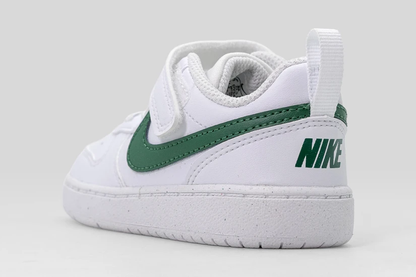 Nike Court Borough Low Recraft Βρεφικά Sneakers Λευκά, Πράσινα