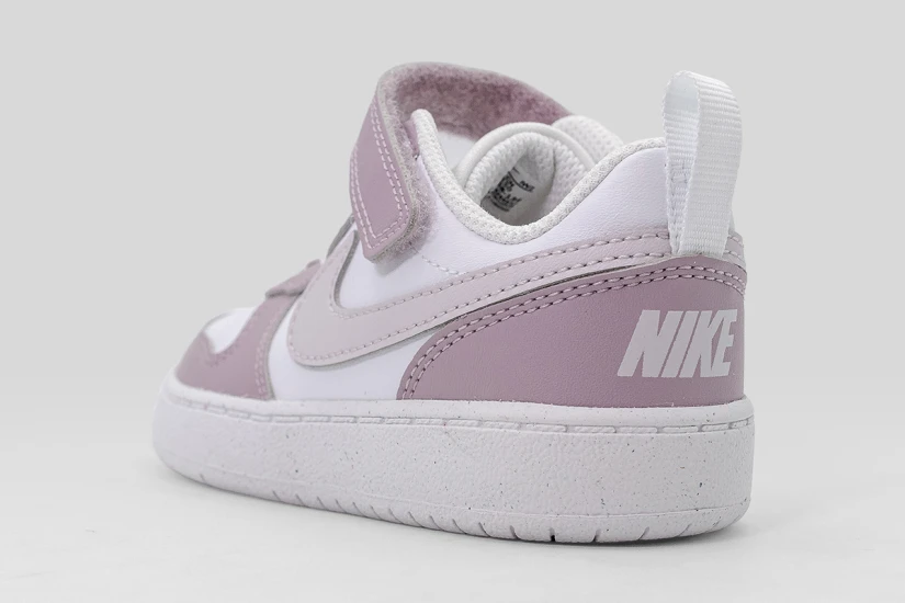 Nike Court Borough Low Recraft Βρεφικά Sneakers Λευκά, Λεβάντα