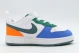 Nike Court Borough Low Recraft Βρεφικά Sneakers Λευκά, Διάφορα Χρώματα