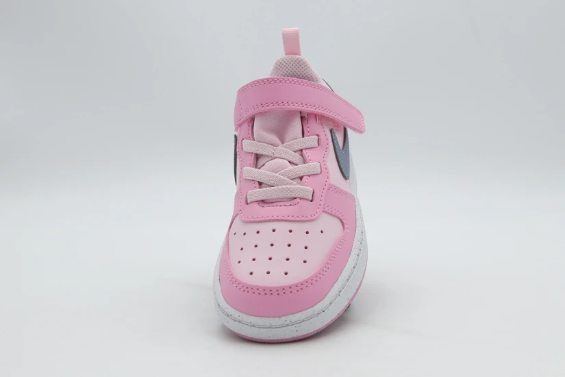 Nike Court Borough Low Recraft Βρεφικά Sneakers Ροζ, Γκρι Σκούρο, Λευκά