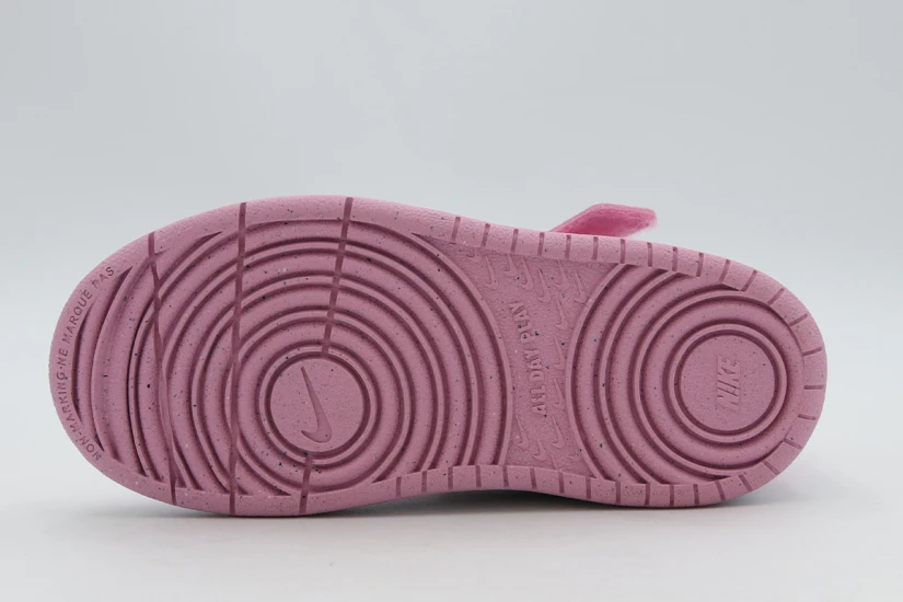 Nike Court Borough Low Recraft Βρεφικά Sneakers Ροζ, Γκρι Σκούρο, Λευκά