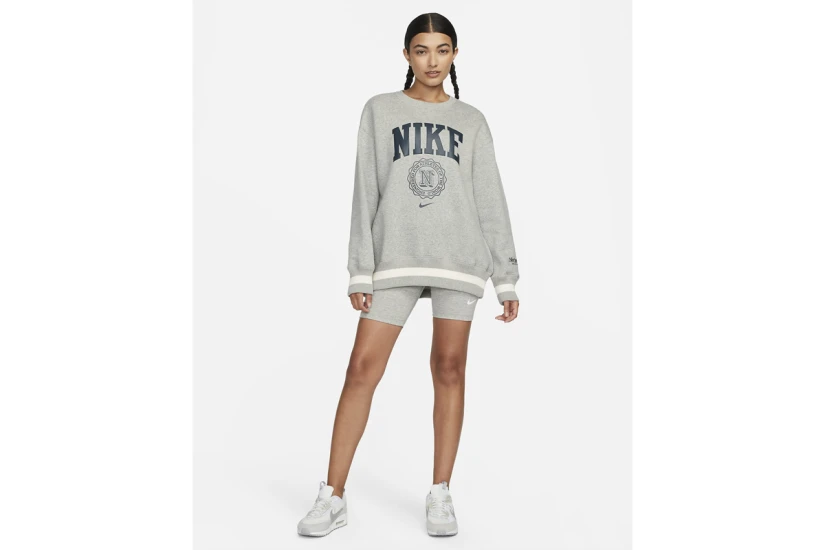 Nike Sportswear Classic High-Waisted Γυναικείο Biker Κολάν Γκρι