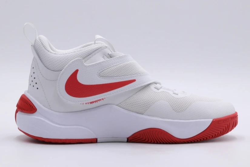 Nike Team Hustle D 11 Παιδικά Μπασκετικά Παπούτσια Λευκά, Κόκκινα