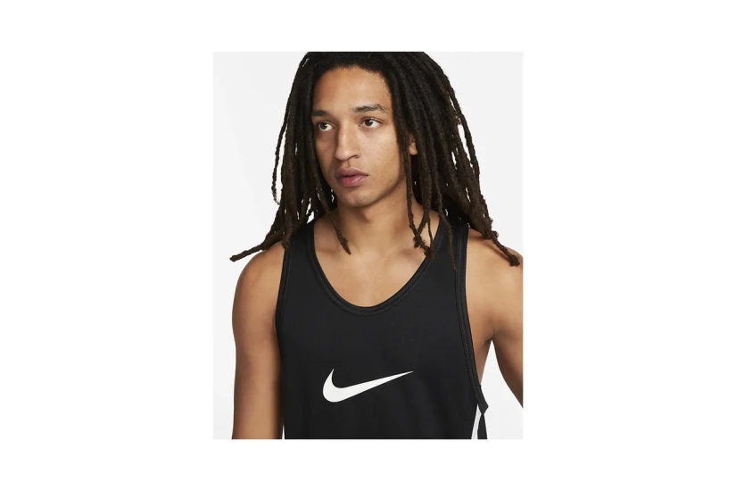 Nike Dri-FIT Icon Ανδρική Αμάνικη Μπλούζα Μαύρη