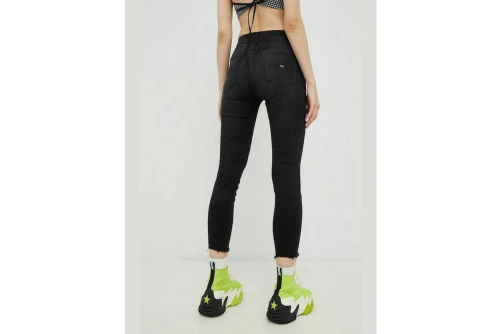 Tommy Jeans Sylvia Hr Spr Skny Ankle Παντελόνι Τζιν Γυναικείο (DW0DW13382 1BK)