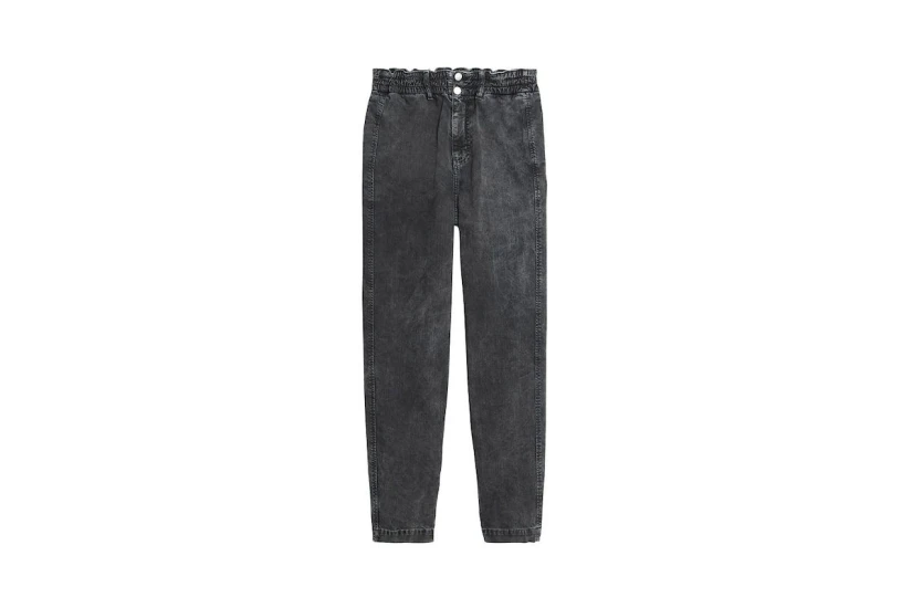 Tommy Jeans Mom Γυναικείο Παντελόνι Τζιν Μαύρο