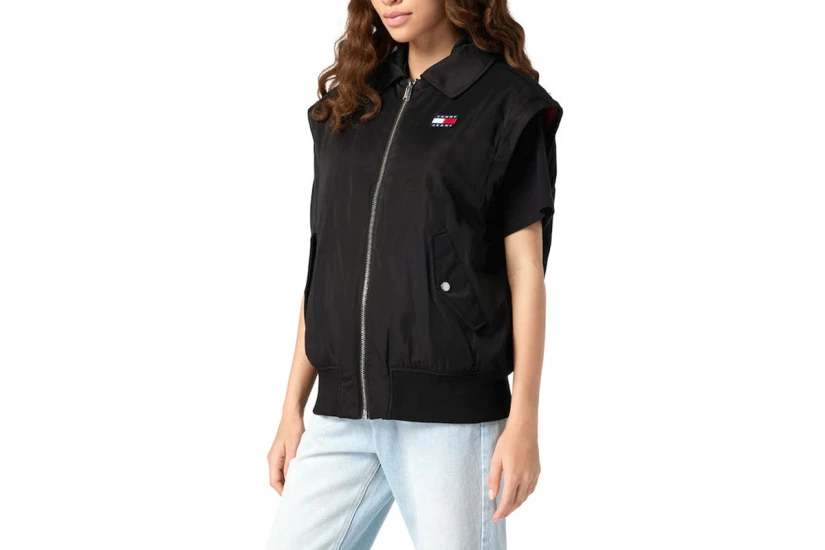 Tommy Jeans Tjw Zip Sleeve Jacket Μπουφάν Bomber (DW0DW13755 BDS)