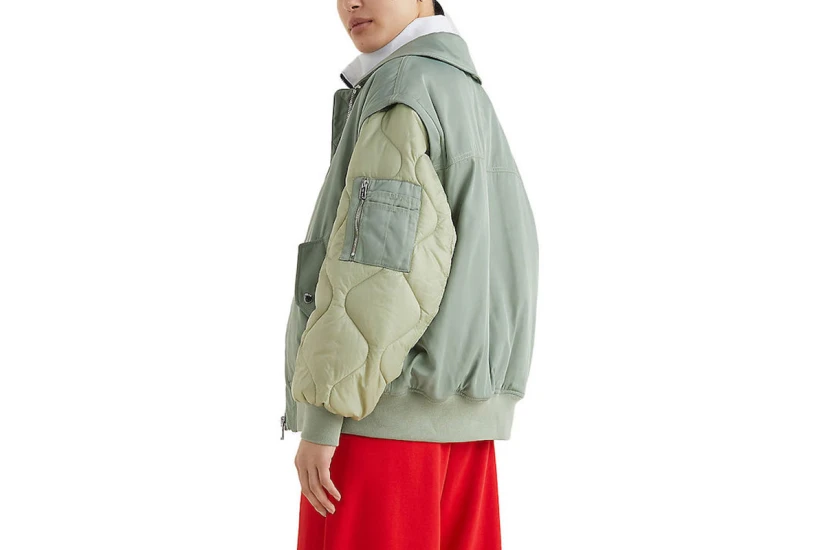 Tommy Jeans Tjw Zip Sleeve Bomber Jacket Γυναικείο (DW0DW13755 LOE)