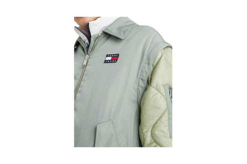 Tommy Jeans Tjw Zip Sleeve Bomber Jacket Γυναικείο (DW0DW13755 LOE)