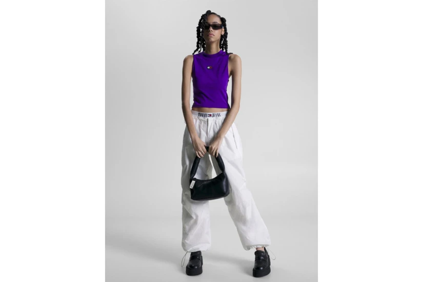 Tommy Jeans Tjw Parachute Wind Pant Παντελόνι Φόρμας Γυναικείο (DW0DW16101YBR)