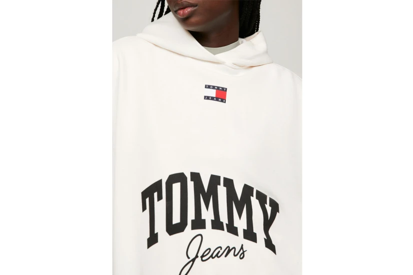 Tommy Jeans Tjw Ovr New Varsity Hoodie Γυναικείο (DW0DW16399 YBH)