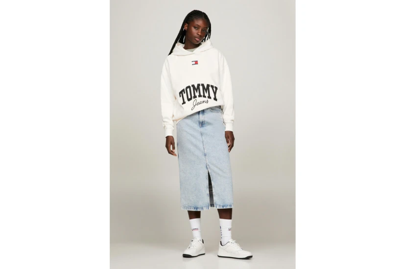 Tommy Jeans Tjw Ovr New Varsity Hoodie Γυναικείο (DW0DW16399 YBH)
