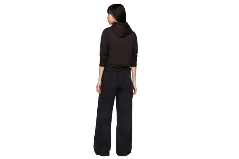 Tommy Jeans Reg Signature Zip Thru Ζακέτα Με Κουκούλα Γυναικεία 