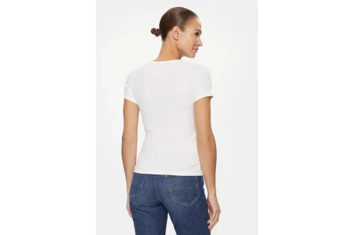 Tommy Jeans Essential V-Neck Slim Fit T-Shirt Γυναικείο (DW0DW17385 YBR)