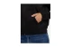Tommy Jeans Brushed Fleece Γυναικεία Βαμβακερή Ζακέτα με Κουκούλα Μαύρη