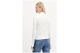 Tommy Jeans Slim Fit Γυναικεία Μακρυμάνικη Μπλούζα με Ψηλό Λαιμό Εκρού