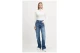 Tommy Jeans Slim Fit Γυναικεία Μακρυμάνικη Μπλούζα με Ψηλό Λαιμό Εκρού