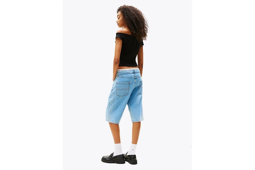 Tommy Jeans Γυναικεία Αμάνικη Μπλούζα Μαύρη