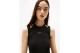 Tommy Jeans Ribbed Slim Halterneck Γυναικεία Αμάνικη Μπλούζα Μαύρη