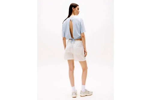 Tommy Jeans Cotton Linen Σορτς Casual Γυναικείο (DW0DW20360 YBL)