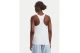 Tommy Jeans Soft Rib Γυναικεία Αμάνικη Μπλούζα Εκρού