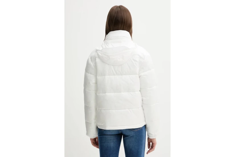 Tommy Jeans Γυναικείο Μπουφάν Puffer Εκρού