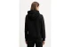 Tommy Jeans Linear Logo Fleece Γυναικείο Φούτερ με Κουκούλα Μαύρο