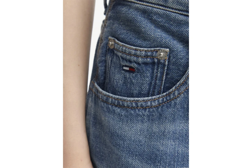 Tommy Jeans Charlie Γυναικεία Βερμούδα Τζιν Μπλε