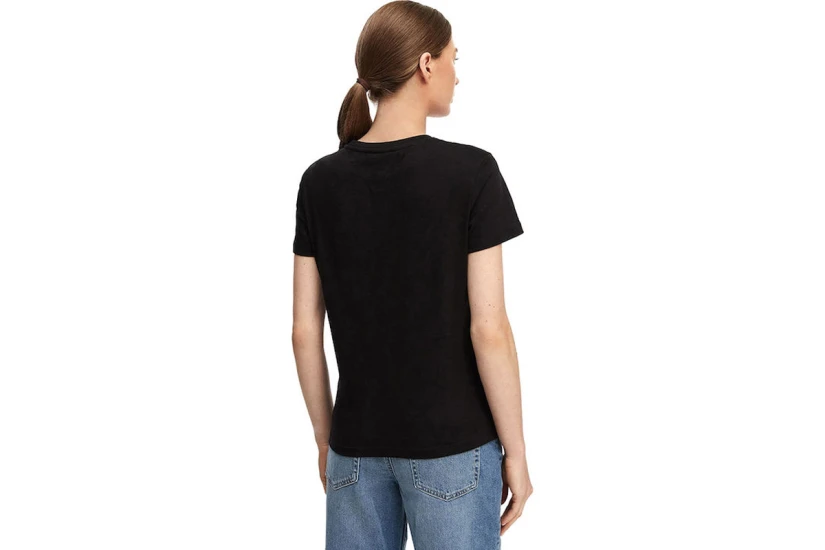 Tommy Jeans Γυναικείο Κοντομάνικο T-Shirt Μαύρο