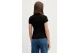 Tommy Jeans Slim Essential Logo Rib Γυναικείο Κοντομάνικο T-Shirt Μαύρο