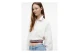 Tommy Jeans Boxy Γυναικεία Μακρυμάνικη Μπλούζα με Φερμουάρ Εκρού