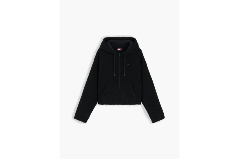 Tommy Jeans Teddy Fleece Hoody Ζακέτα Sherpa Γυναικεία (DW0DW23291 BDS)