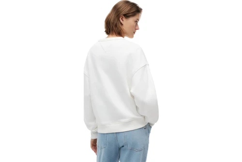 Tommy Jeans Badge Crew Μπλούζα Με Λαιμόκοψη Γυναικεία (DW0DW23297 YBL)