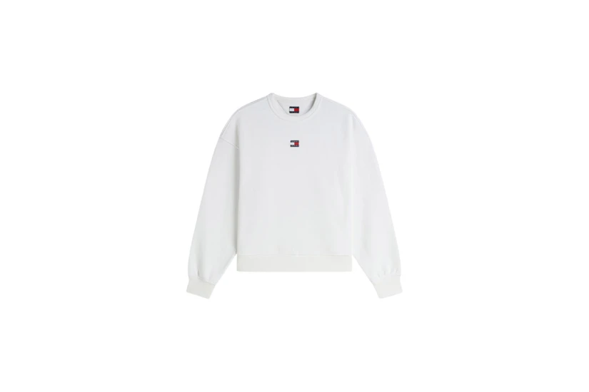 Tommy Jeans Badge Crew Μπλούζα Με Λαιμόκοψη Γυναικεία (DW0DW23297 YBL)