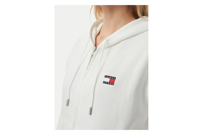 Tommy Jeans Badge Boxy Ζακέτα Βαμβακερή Γυναικεία (DW0DW23529 YBL)