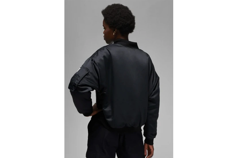 Jordan Renegade Γυναικείο Bomber Μπουφάν Μαύρο