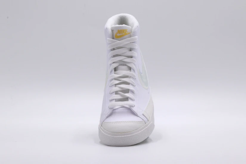 Nike Blazer Mid 77 Παιδικά Sneakers Λευκά, Ασημί, Κίτρινα