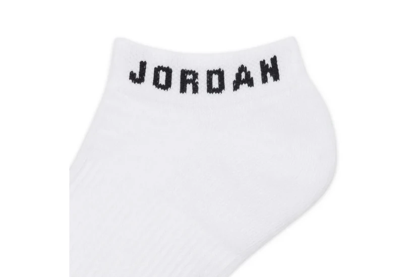 Jordan Everyday Κοντές Kάλτσες Λευκές, Γκρι, Μαύρες 3 Ζευγάρια