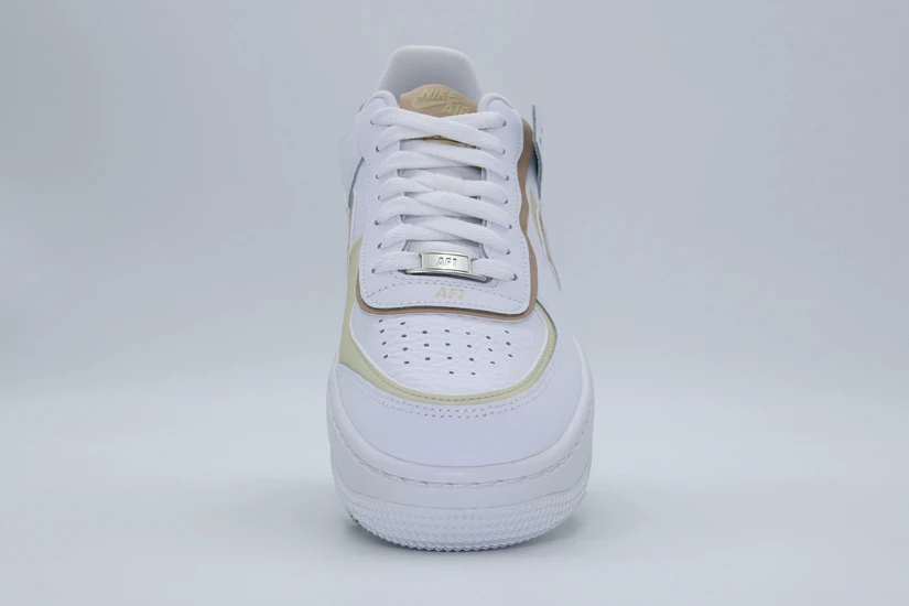 Nike Air Force 1 Shadow Sneakers Λευκά, Μπεζ, Χρυσά