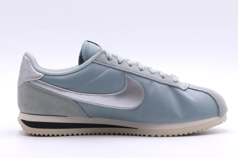 Nike Cortez Γυναικεία Sneakers Γκρι, Ασημί, Λευκά