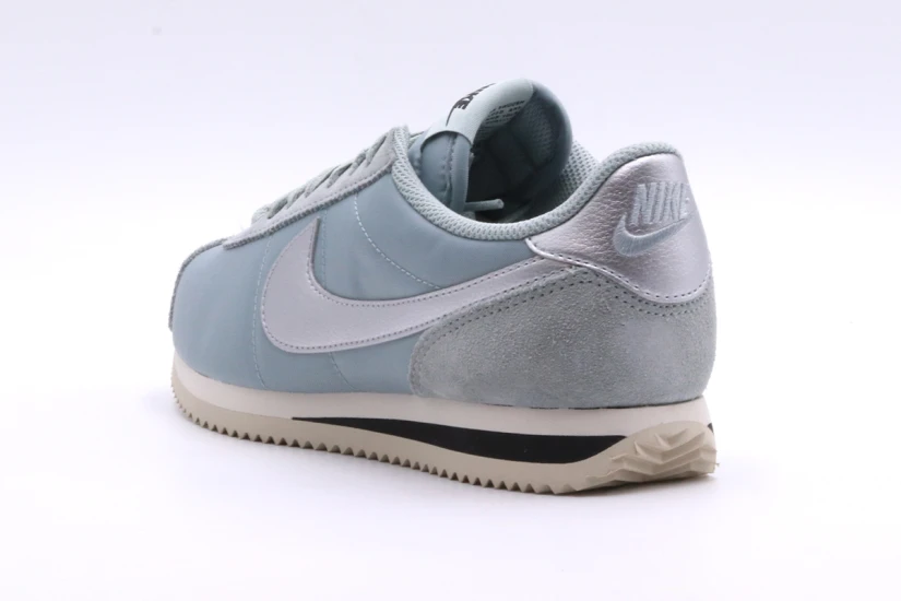 Nike Cortez Γυναικεία Sneakers Γκρι, Ασημί, Λευκά